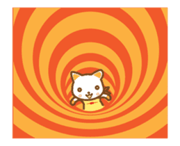 ninja cat haku04 moving!happy birthday sticker #13834064