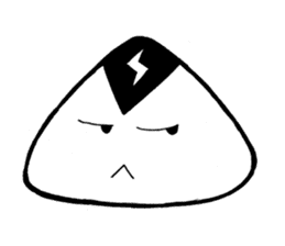 lightning Triangle onigiri sticker #13834081