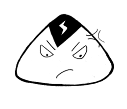 lightning Triangle onigiri sticker #13834083