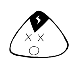 lightning Triangle onigiri sticker #13834094