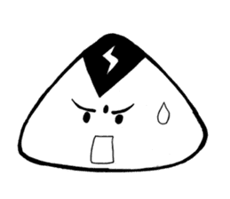 lightning Triangle onigiri sticker #13834096