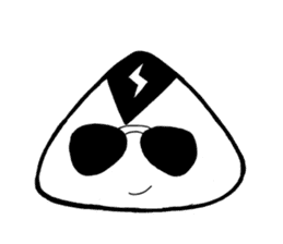 lightning Triangle onigiri sticker #13834097