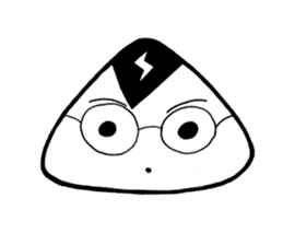 lightning Triangle onigiri sticker #13834101