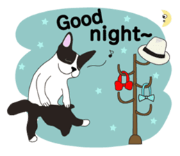 Always be with you! Boston Terrier 2eng sticker #13834357