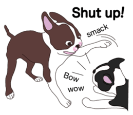 Always be with you! Boston Terrier 2eng sticker #13834364