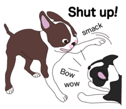 Always be with you! Boston Terrier 2eng sticker #13834364