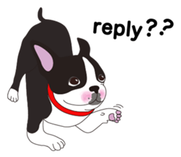 Always be with you! Boston Terrier 2eng sticker #13834370