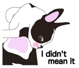 Always be with you! Boston Terrier 2eng sticker #13834373