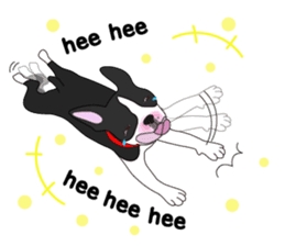 Always be with you! Boston Terrier 2eng sticker #13834376