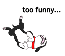 Always be with you! Boston Terrier 2eng sticker #13834377