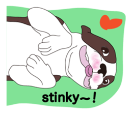 Always be with you! Boston Terrier 2eng sticker #13834381