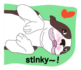 Always be with you! Boston Terrier 2eng sticker #13834381