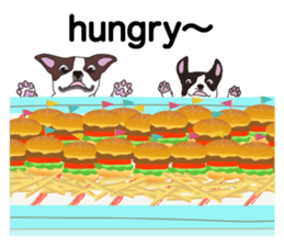 Always be with you! Boston Terrier 2eng sticker #13834383