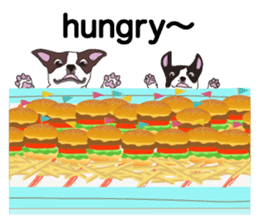 Always be with you! Boston Terrier 2eng sticker #13834383