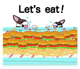 Always be with you! Boston Terrier 2eng sticker #13834384