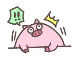 manmaru bu-tan2 sticker #13835100