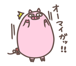 manmaru bu-tan2 sticker #13835101