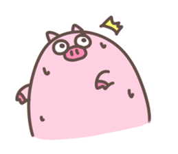 manmaru bu-tan2 sticker #13835113