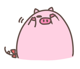 manmaru bu-tan2 sticker #13835117