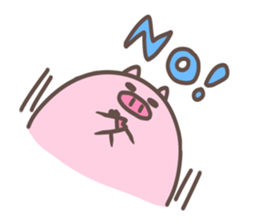 manmaru bu-tan2 sticker #13835119