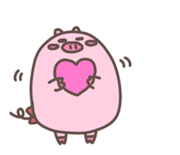 manmaru bu-tan2 sticker #13835124