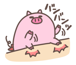 manmaru bu-tan2 sticker #13835126