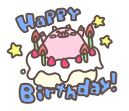 manmaru bu-tan2 sticker #13835130