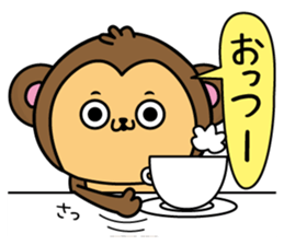 Monkey of onomatopoeia2 sticker #13835269