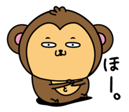 Monkey of onomatopoeia2 sticker #13835271