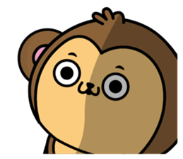 Monkey of onomatopoeia2 sticker #13835284