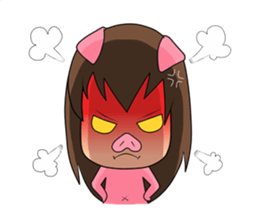 Puppy & Piggy Love Story sticker #13835693