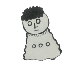 Hairy person sticker #13836076