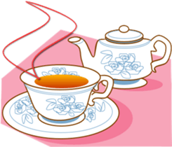 Small princess in a fairy tale country sticker #13836100