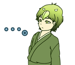 Mr. green tea sticker #13836136