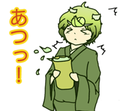 Mr. green tea sticker #13836141