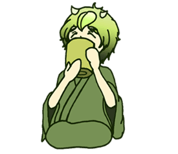 Mr. green tea sticker #13836142