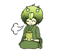 Mr. green tea sticker #13836144