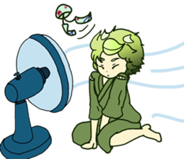 Mr. green tea sticker #13836162