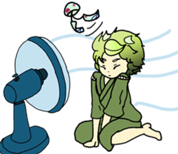 Mr. green tea sticker #13836172