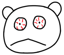 Maybe Kuma Sticker sticker #13836390