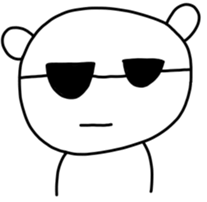 Maybe Kuma Sticker sticker #13836393