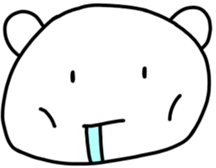 Maybe Kuma Sticker sticker #13836398