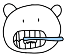 Maybe Kuma Sticker sticker #13836401