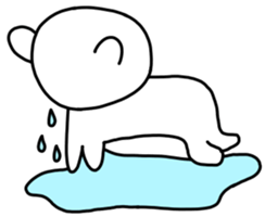 Maybe Kuma Sticker sticker #13836406