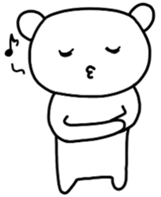 Maybe Kuma Sticker sticker #13836407