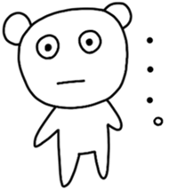 Maybe Kuma Sticker sticker #13836408