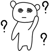 Maybe Kuma Sticker sticker #13836409