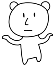 Maybe Kuma Sticker sticker #13836410