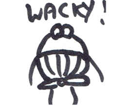 howard with hats sticker #13836702