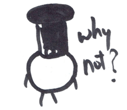 howard with hats sticker #13836716